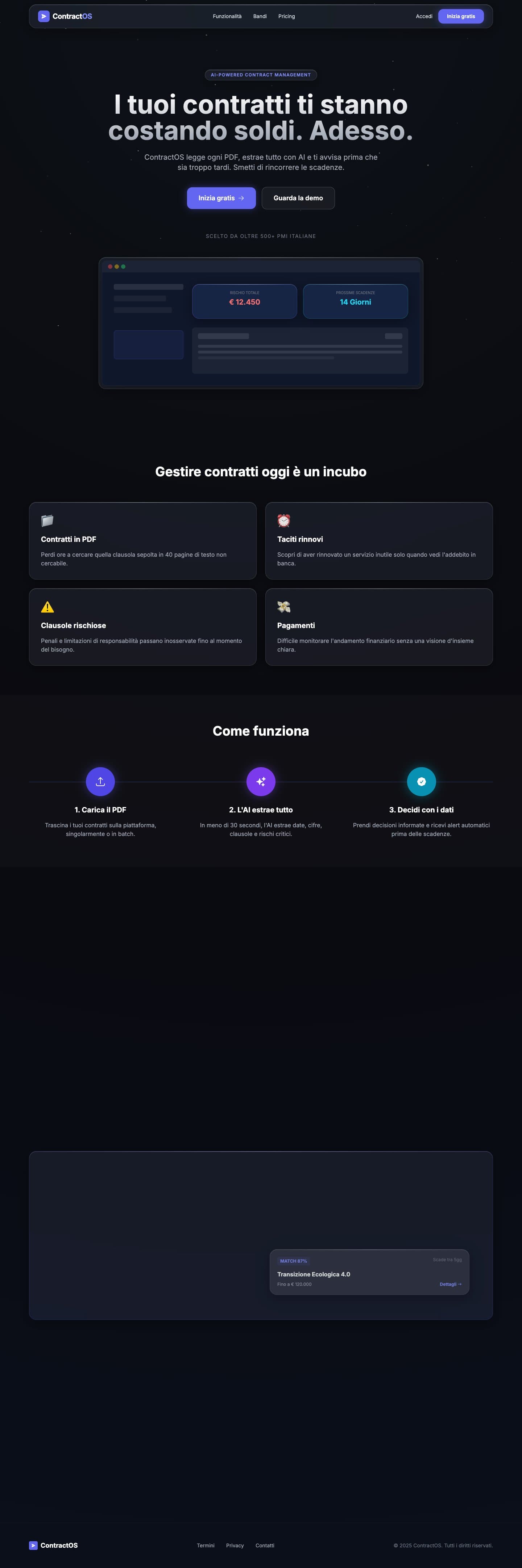 ContractOS - Gestione Contratti AI