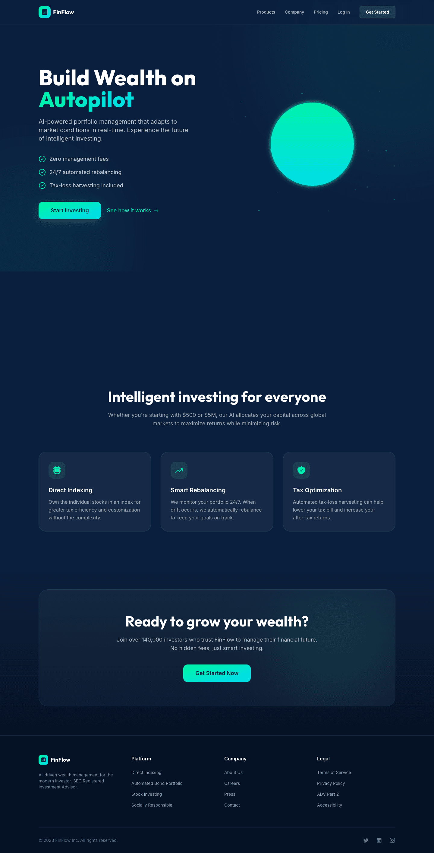 FinFlow - AI Wealth Management