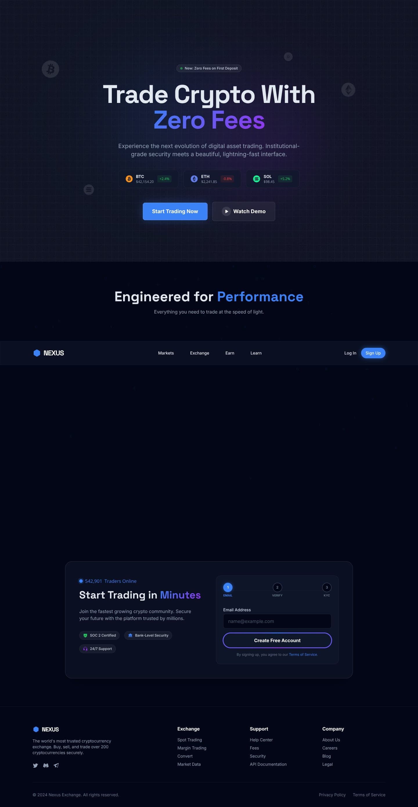 Nexus Crypto Exchange