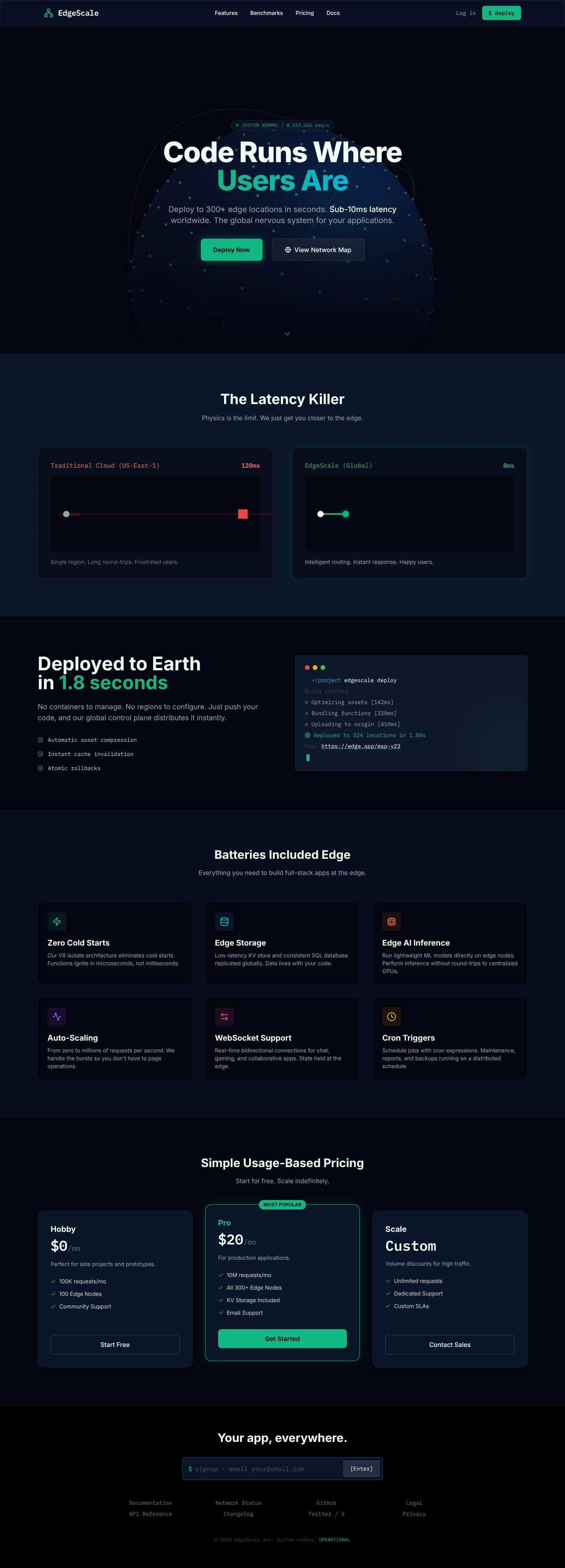 EdgeScale - Serverless Edge Platform