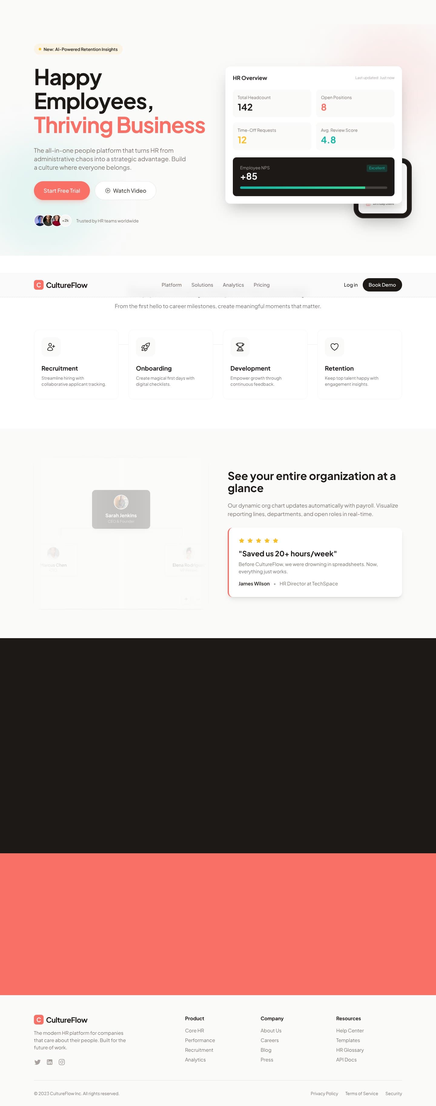 CultureFlow HR Platform