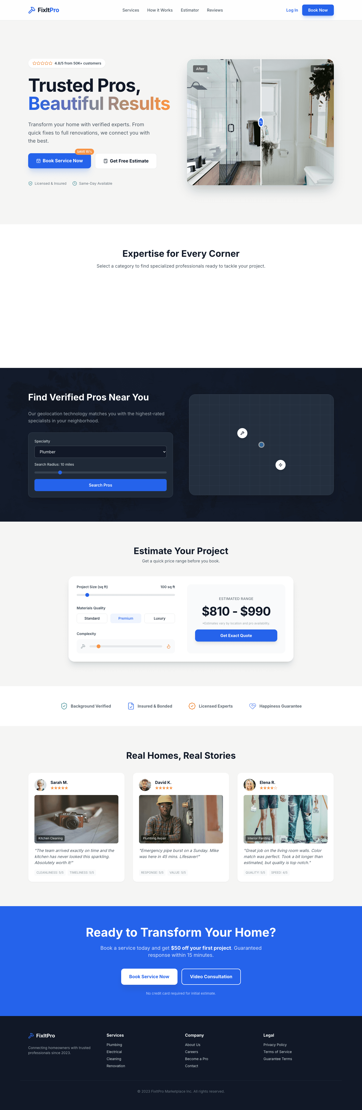 FixItPro Marketplace