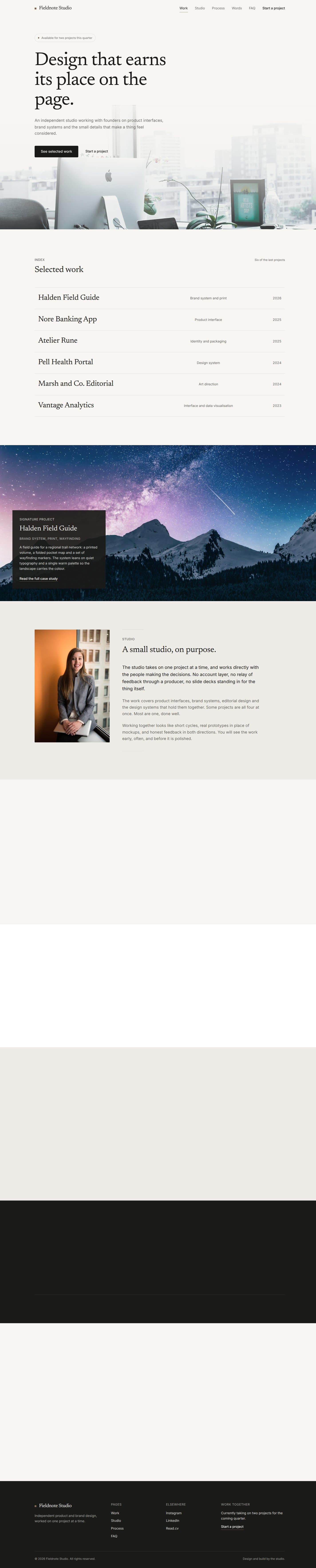 Fieldnote Studio