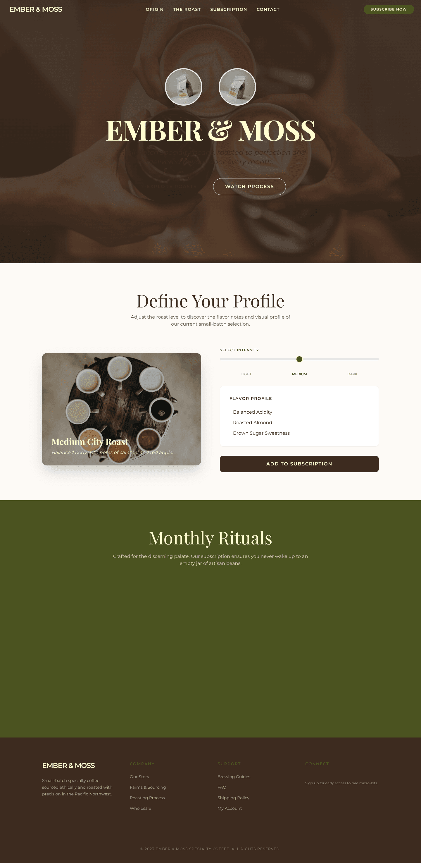 Ember & Moss Specialty Coffee