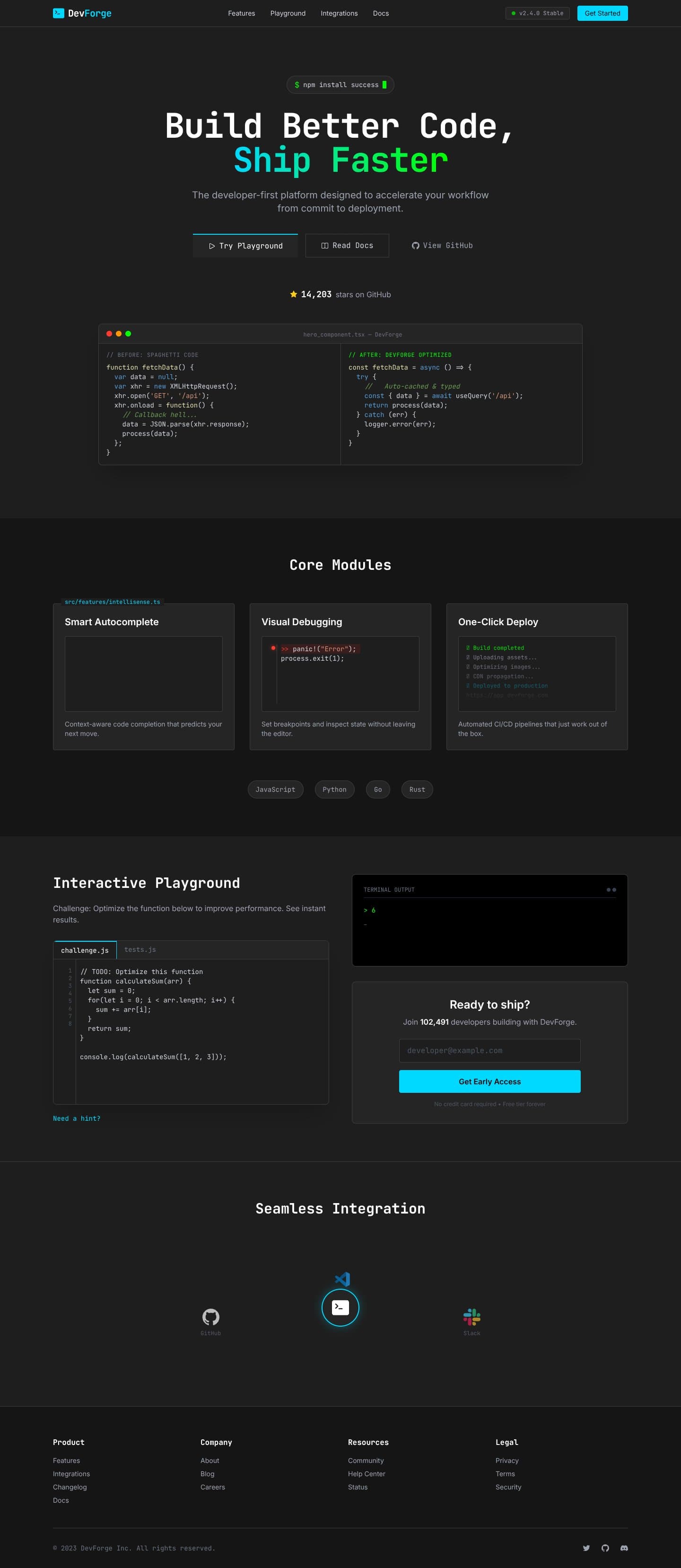 DevForge Platform