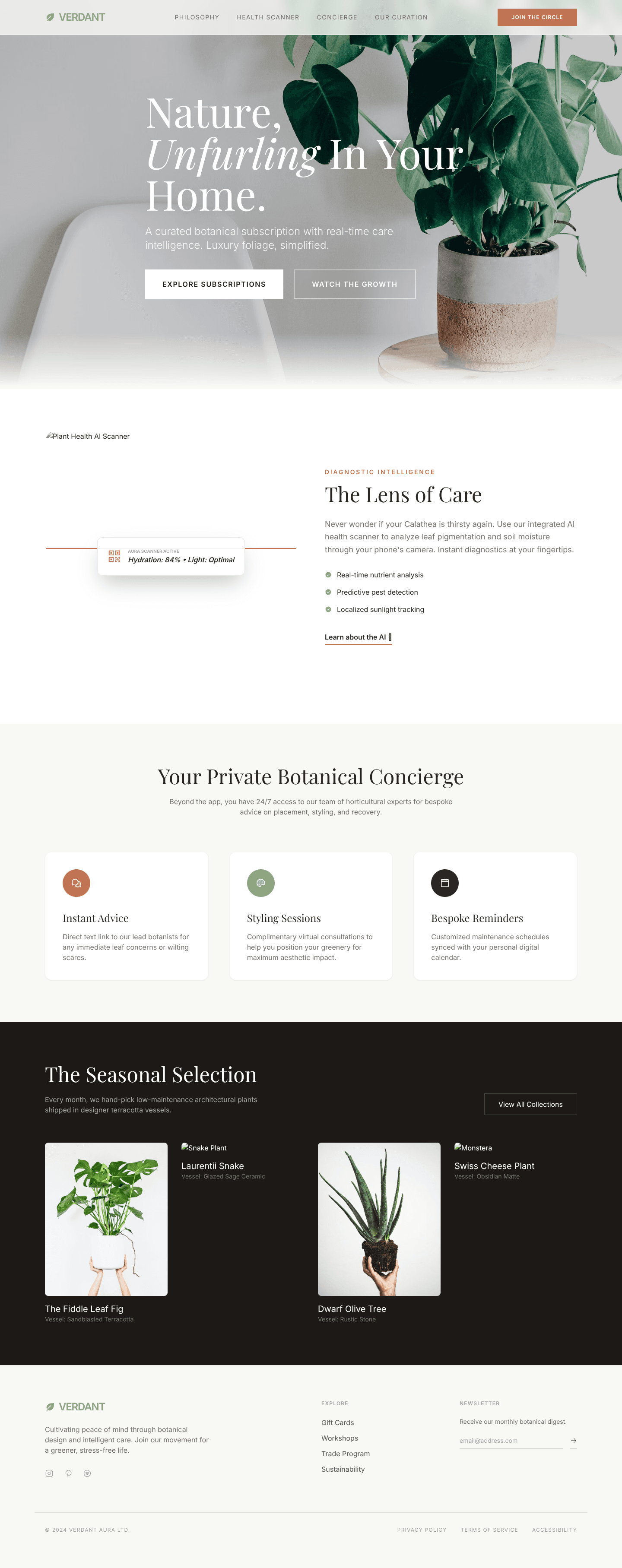 Verdant Aura - Subscription Botanical Suites